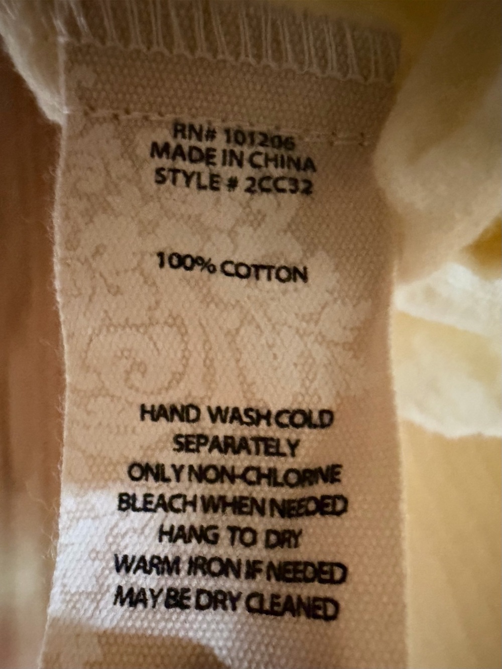 Soft Surroundings Creamy Yellow Cotton Gauze Two-Piece Sleep Set Size L (14-16) - Picture 13 of 15